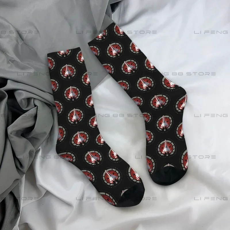 Battlestar Galactica Viper Squadron 8 - Red Aces Unisex Winter Socks Warm Happy Socks Street Style Crazy Sock