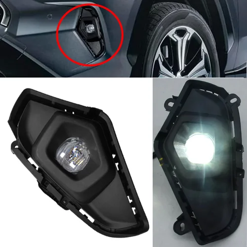 1 Juego de luces antiniebla LED para parachoques delantero para Toyota RAV4 LE XLE Limited SE XSE Hybrid 2019 2020 2021 2022 2023 2024 2025 81210-47010