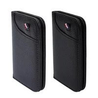 Portable Super Slim Soft Wallet PU Leather Mini Credit Card Wallet Purse Card Holders Men Wallet Thin Small Short Wallets 6