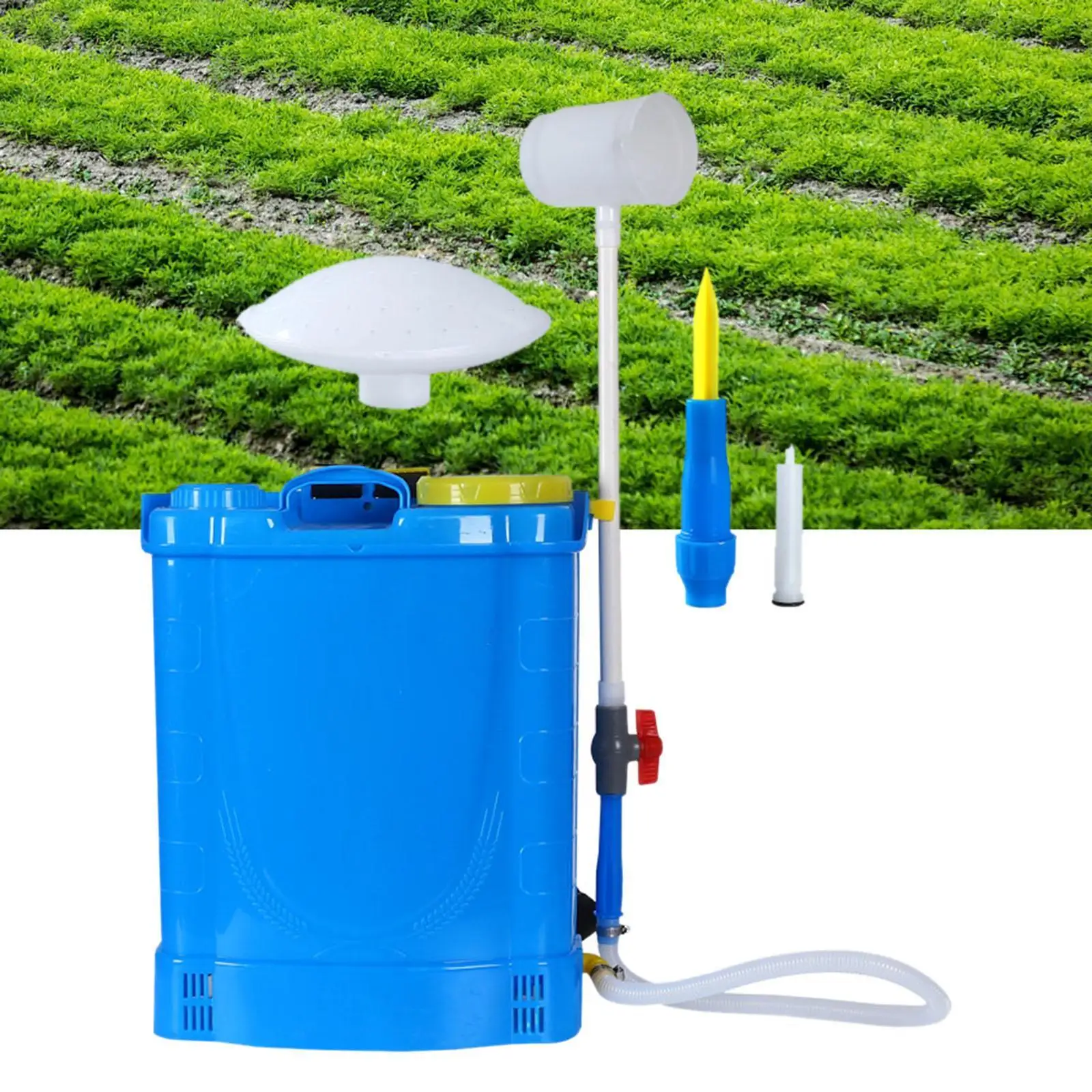 Fertilizer Spreader Knapsack 25L Multifunctional Adjustable Fertilizing Tool for Broadcast Outdoor Agricultural Gardening