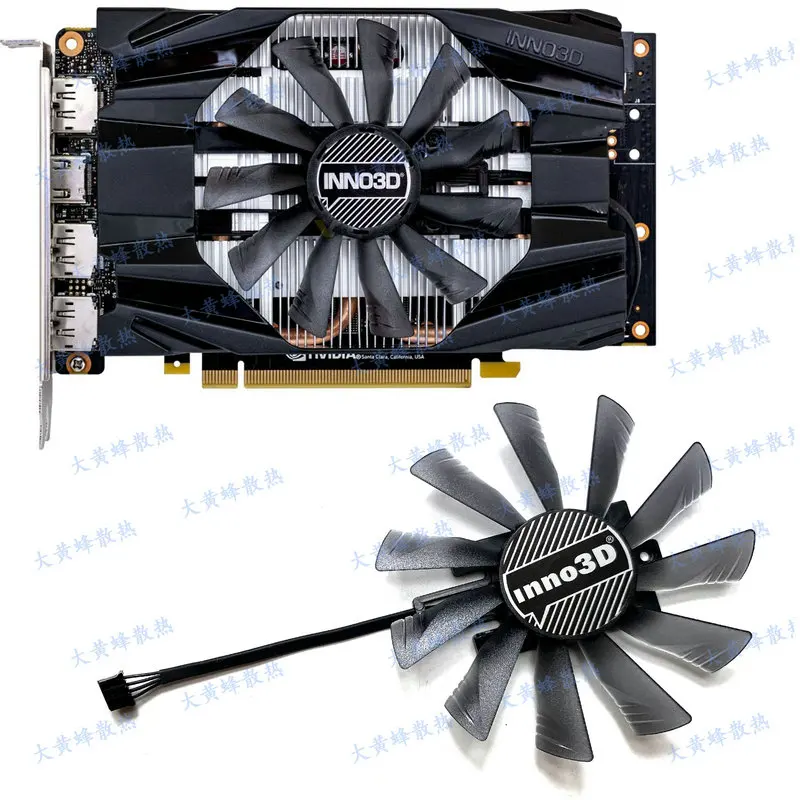 The Fan for Inno3D GTX1660 GTX1660S GTX1660ti Compact  ITX Mini Graphics Video Card CF-121015S