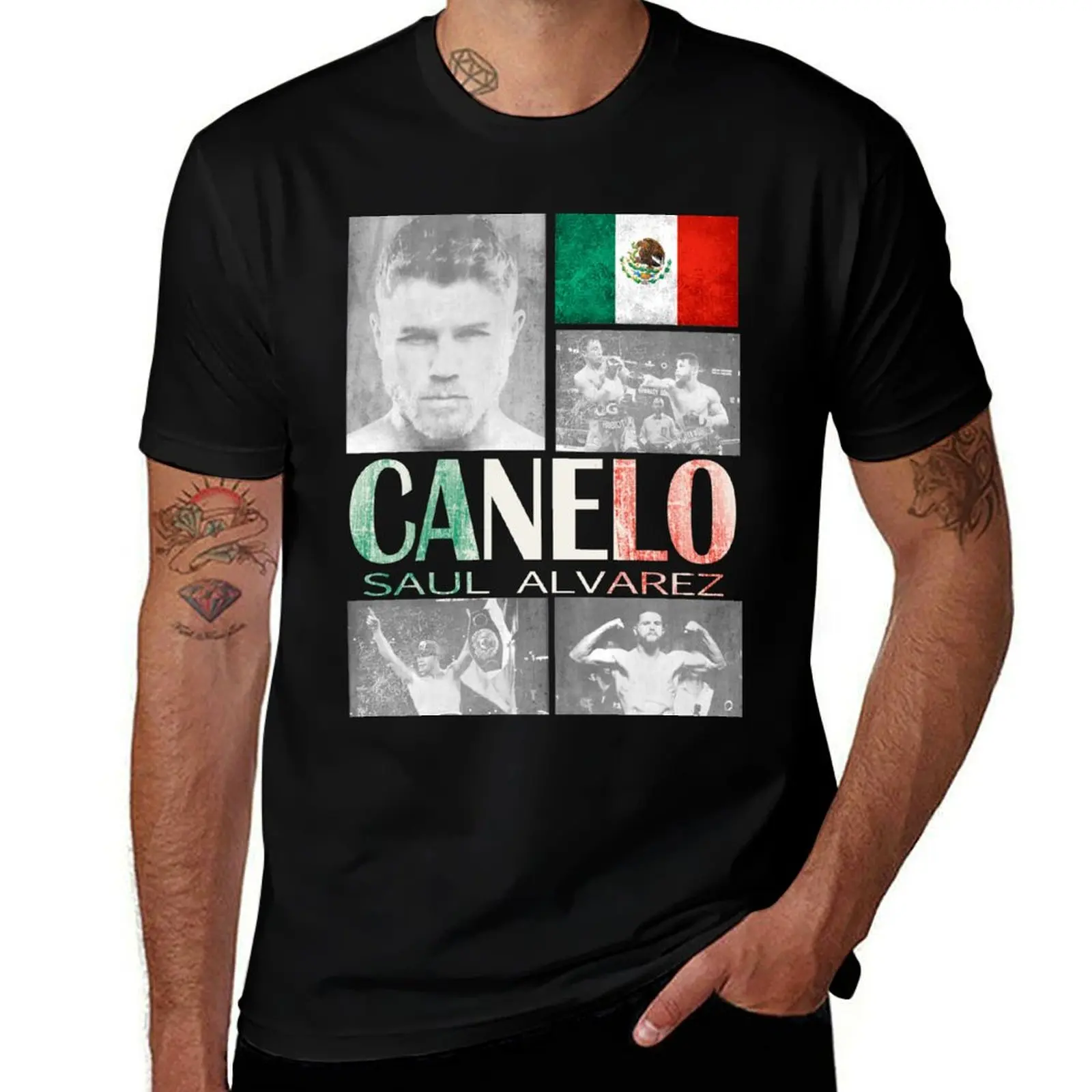 

Saul Canelo Alvarez T-Shirt t shirt man cotton anime t shirts for man T-Shirt