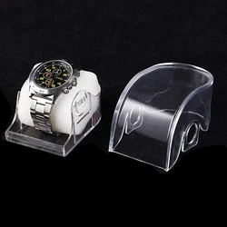 1Pc Arc Transparent Box Plastic Watch Display Storage Holder Case Adult Children's Smart Watch Protective Box Organizer