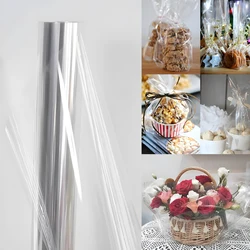 1pc Transparent Plastic Packaging Paper Gift Wrapper Paper Package Wedding Birthday Party Decorations Kids Baby Shower Supplies
