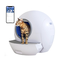 Large Automatic Smart Cat Litter Box Self Cleaning Fully Enclosed Cats Litter Box Tuya APP Control UV Sterilization Cat Toilet