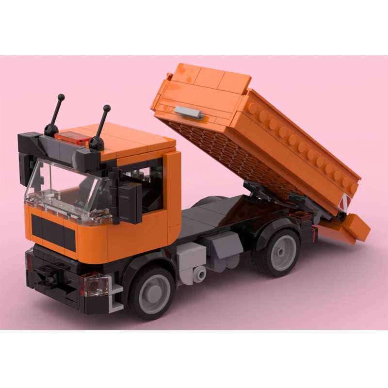 MOC-224938 Sneeuwploeg Vrachtwagen Bouwsteen Model Baksteen Set Creatieve Geschenken Desktop Decoratie 443PCS
