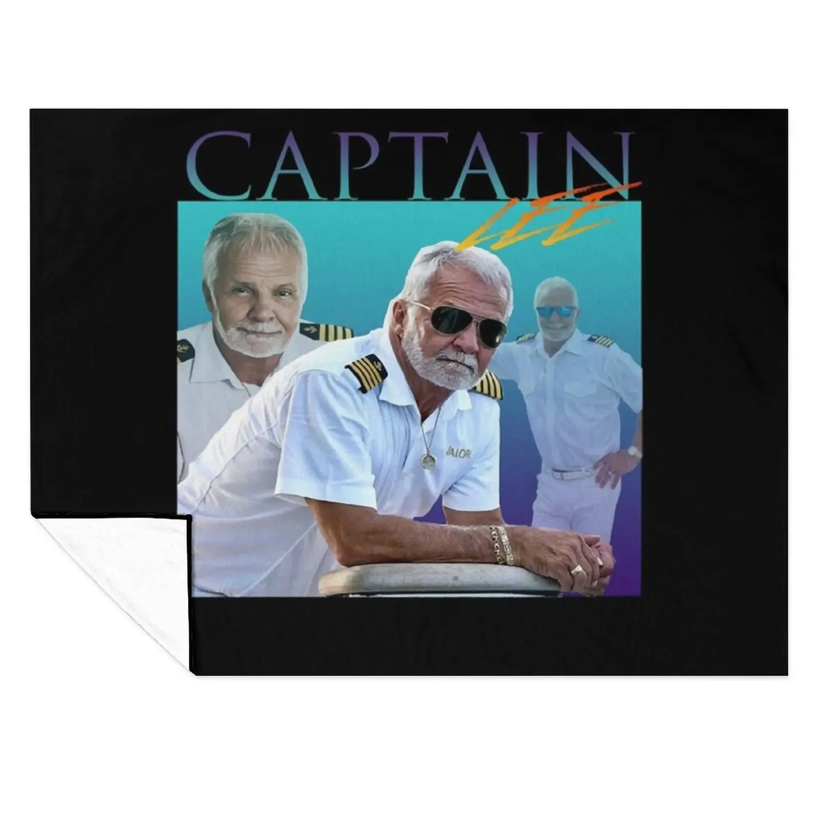 

Captain Lee Retro inspired Throw Blanket halloween Plush Camping Personalized Gift Blankets