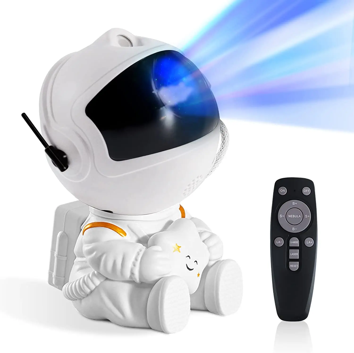 Star Projector Astronaut Galaxy Light Projector, Kids Nebula Night Light, Remote Control and 360°Rotation Magnetic Head, Star Li