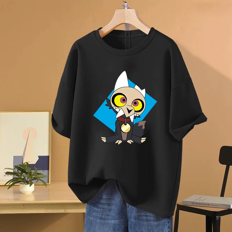 Disney The Owl House print T-shirt Leisure Sports Street Harajuku Couple Student T-shirt