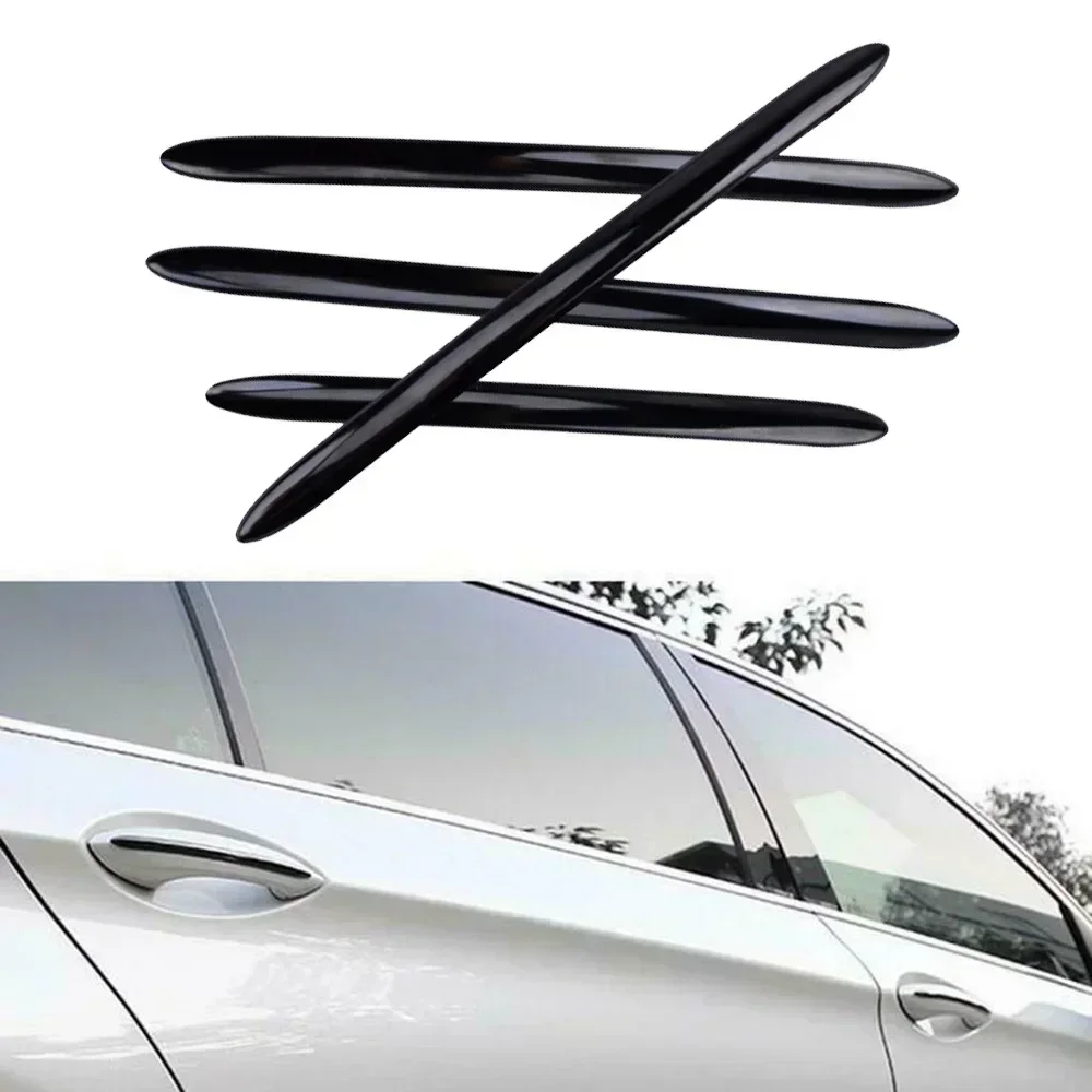 For BMW 5 Series F10 F18 F11 2011-2017 Trim Handle Cover Black  Stainless Steel Stripe Door Car Trim Molding Accessories ABS