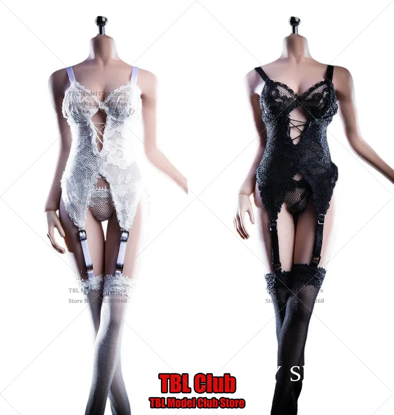 

VSTOYS 18XG29 1/6 Scale Sexy Women's Suspender Underwear Lace Pantyhose Clothes Model Fit 12'' Soldier Action Figure Body Dolls