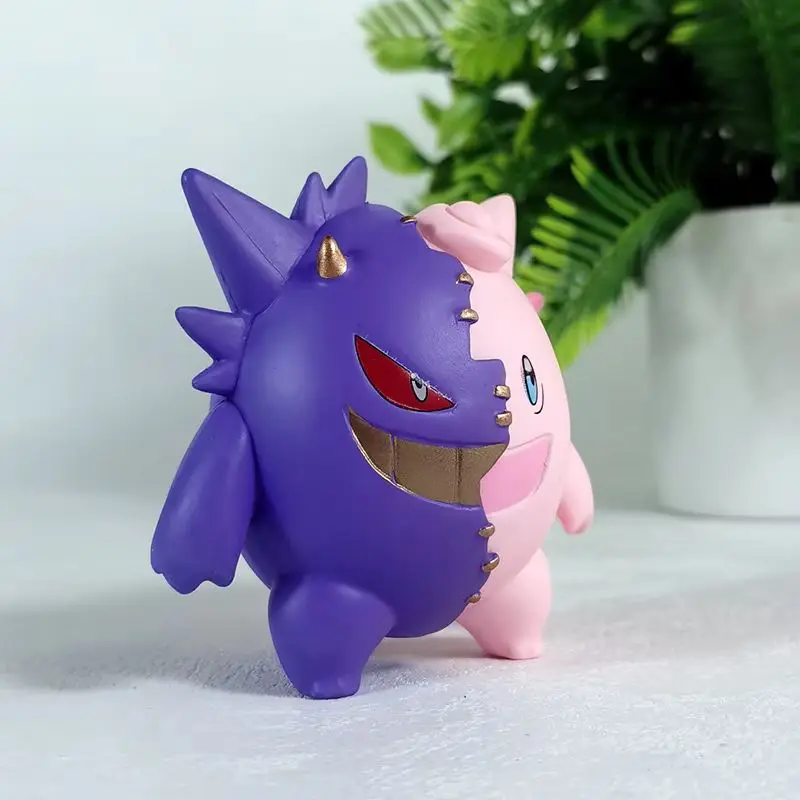 Hot Anime Pokemon Gengar Figuur Clefable Actiefiguren Pvc Collection Model Speelgoed Office Desktop Decoratieve Ornamenten Jongens Gifs