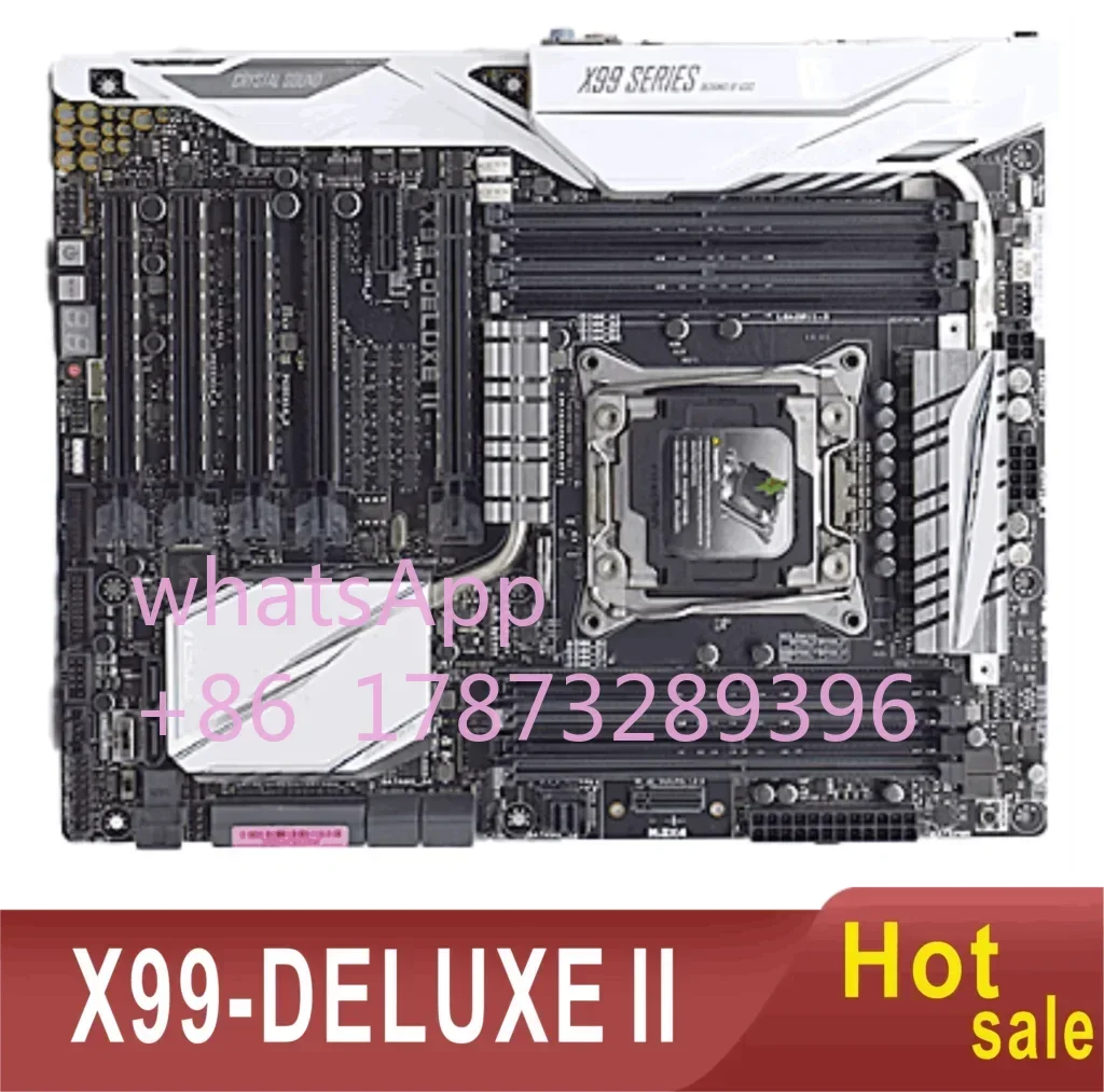 X99-DELUXE II 128GB PCI-E3.0 M.2 LGA 2011-V3 DDR3 ATX X99 100% Tested Fully Work