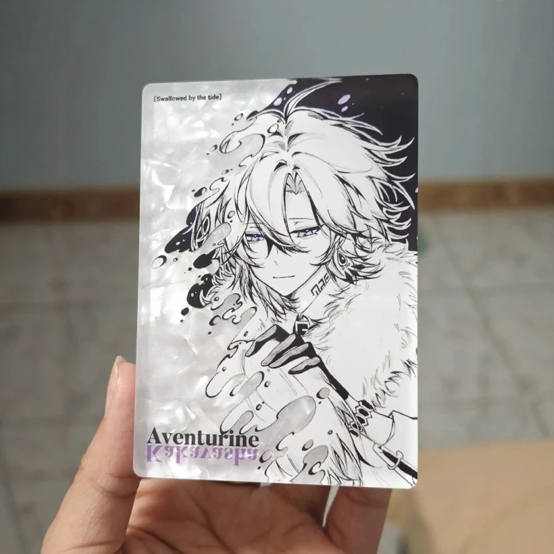 

Аниме Honkai: Star Rail Авантюрин Косплей Мультфильм Белый фарфор Акрил Маджонг Настольный орнамент Коллекционировать украшение Рождественский подарок