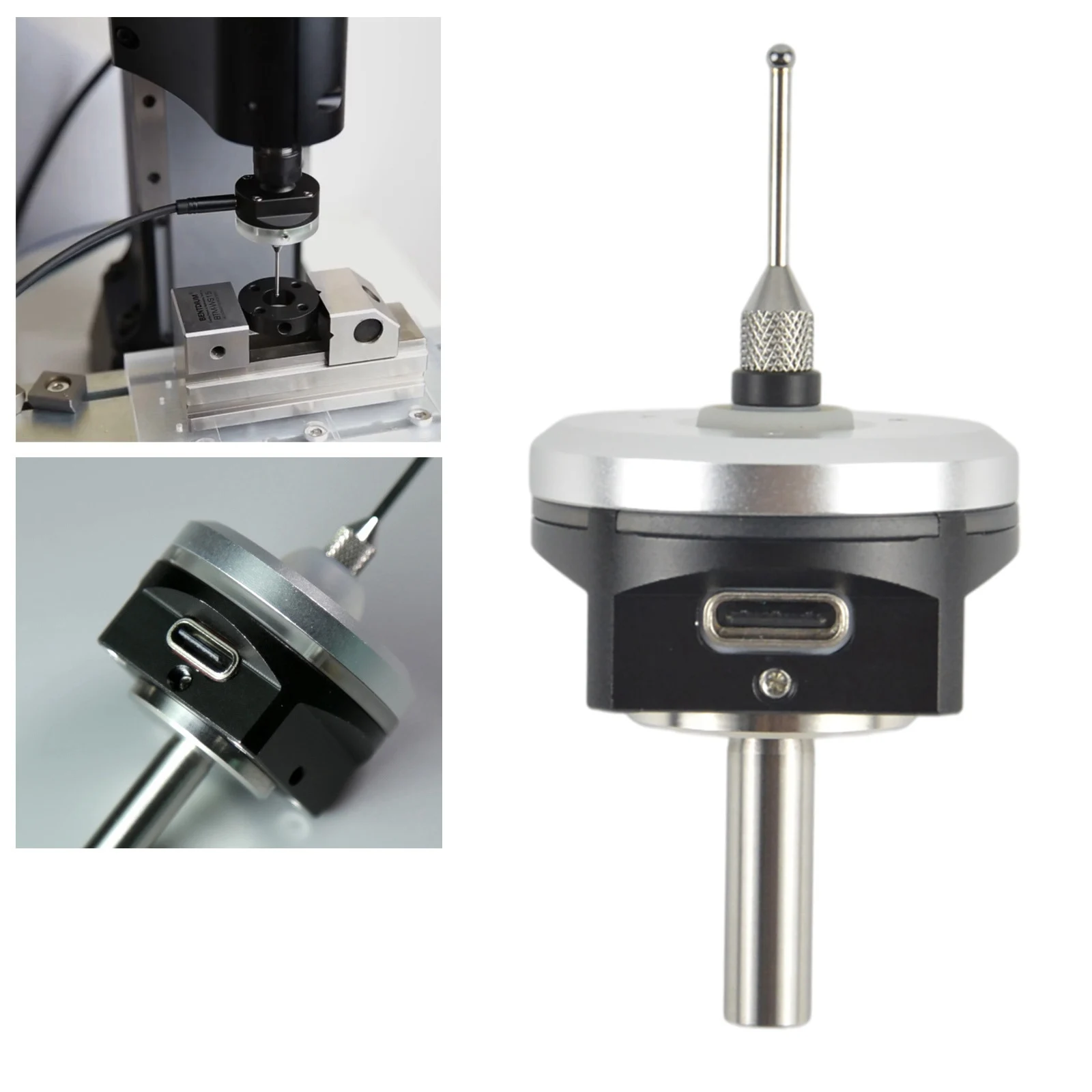 CNC machining latest V6 anti-roll 3D Touch Probe edge finder to find the center desktop CNC probe compatible with mach3 and grbl