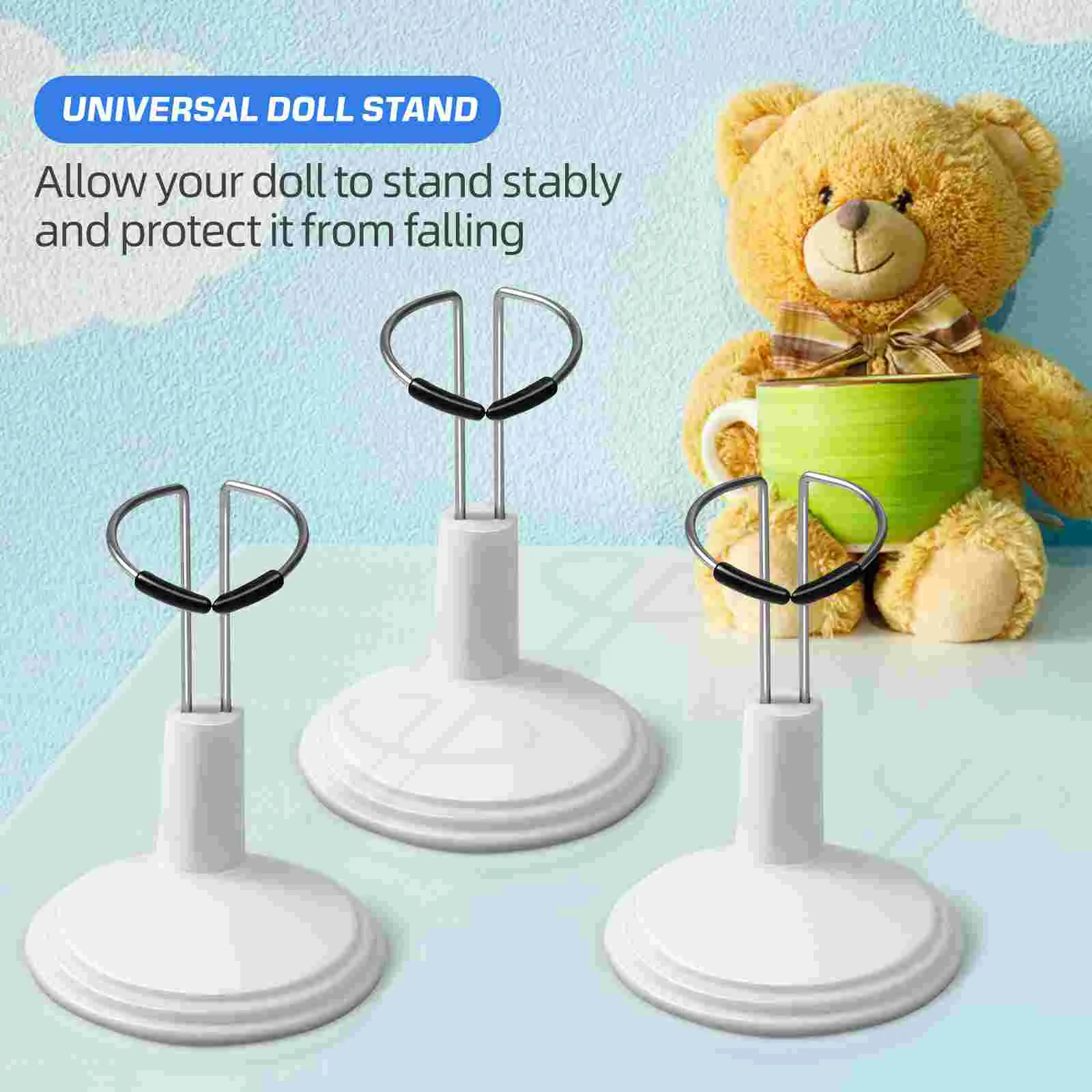 4 Pcs Stands Holder Rack Organizers Bracket Action Figure Brackets Storage Mini Toys