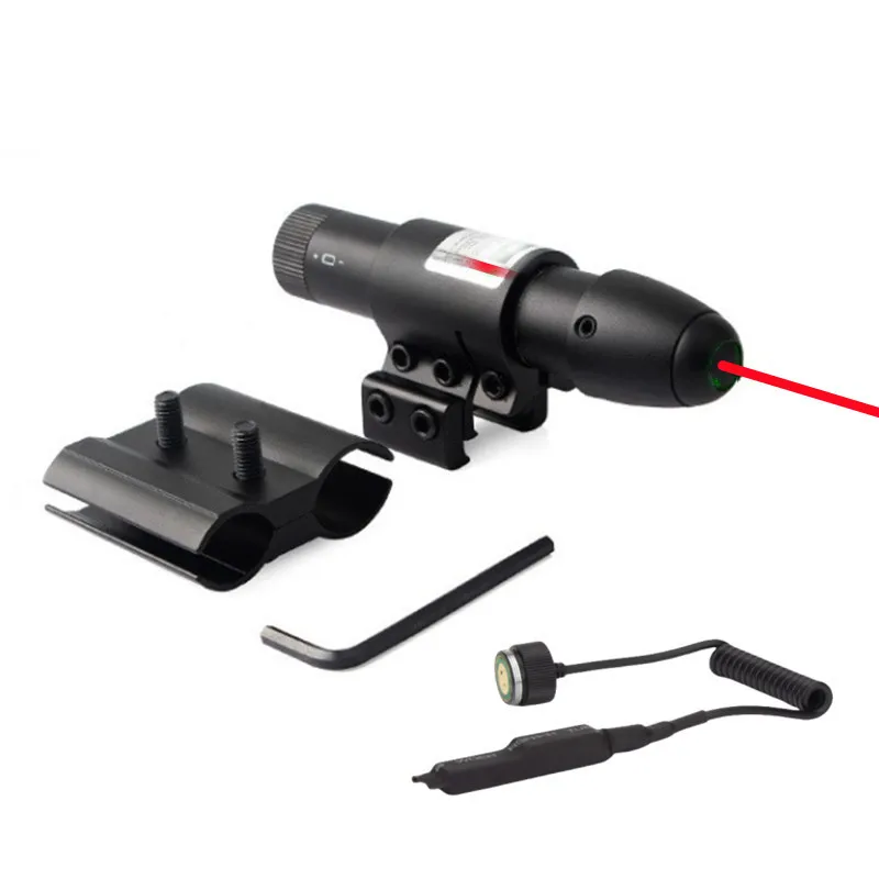 No battery Tactical Red Dot Laser Sight Scope with Adjustable Mount Hunting Laser Collimator Universal Green Laser Sight