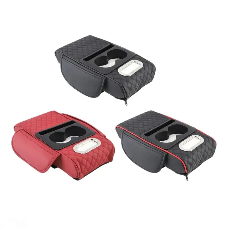 

G7NA Прочная водонепроницаемая кожаная подставка для подлокотника, легко чистящаяся удобная подушка для автомобиля, с средствами