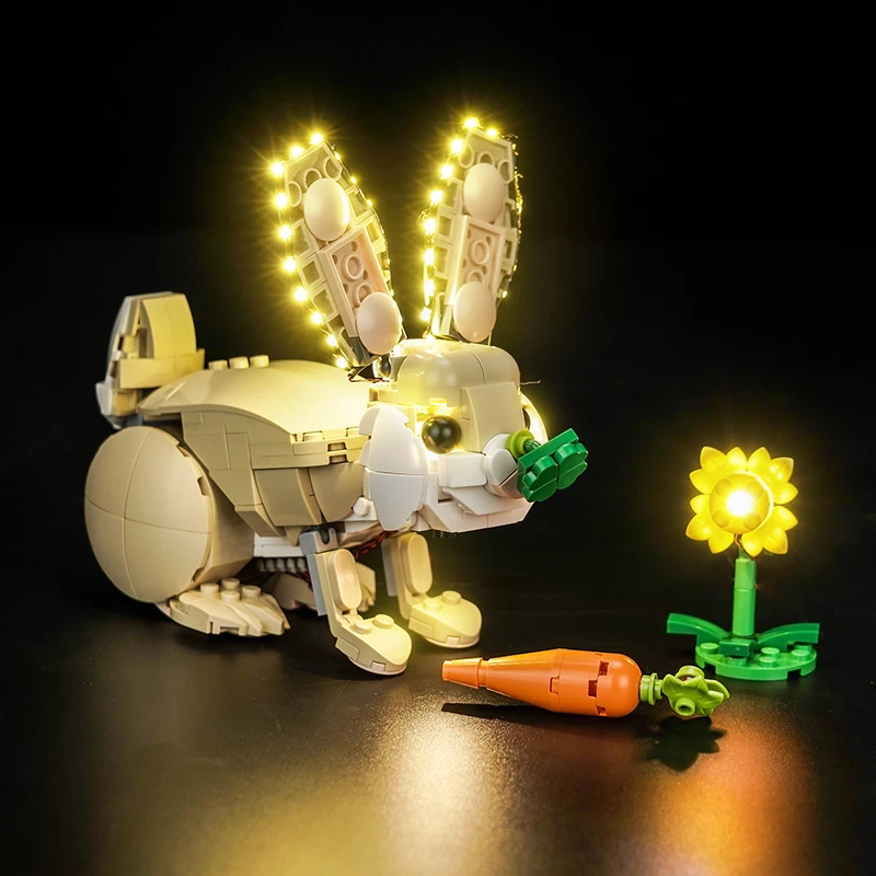 

Vonado 5V LED lighting 31162 set suitable for Cute Bunny building block gift (excluding building blocks)