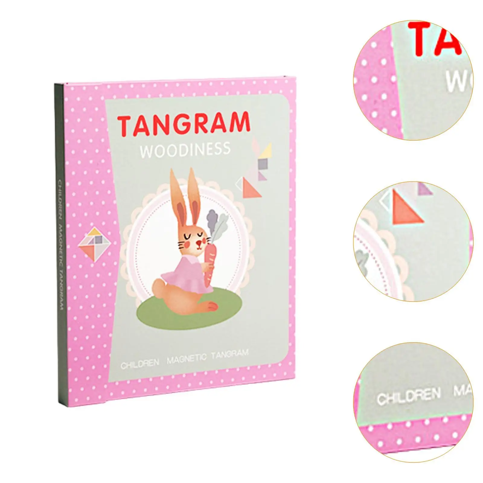 Tangram 퍼즐 재미있는 색상 인식 여행 게임 어린이를위한 모양 패턴 블록 어린이 성인 소년 소녀 유치원 생일 선물