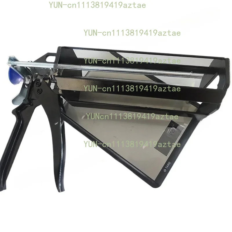490ml 10:1 Ratio Manual Epoxy Adhesive Multi Component Cartridge Dispensing Mixing Gun Bonding Extrusion Tool