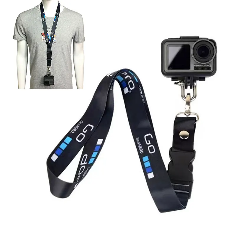 Neck Strap Lanyard For Gopro Hero 13 12 11 10 8 Action Sports Camera Detachable Sling Rope With Quick Release Buckle Accessories