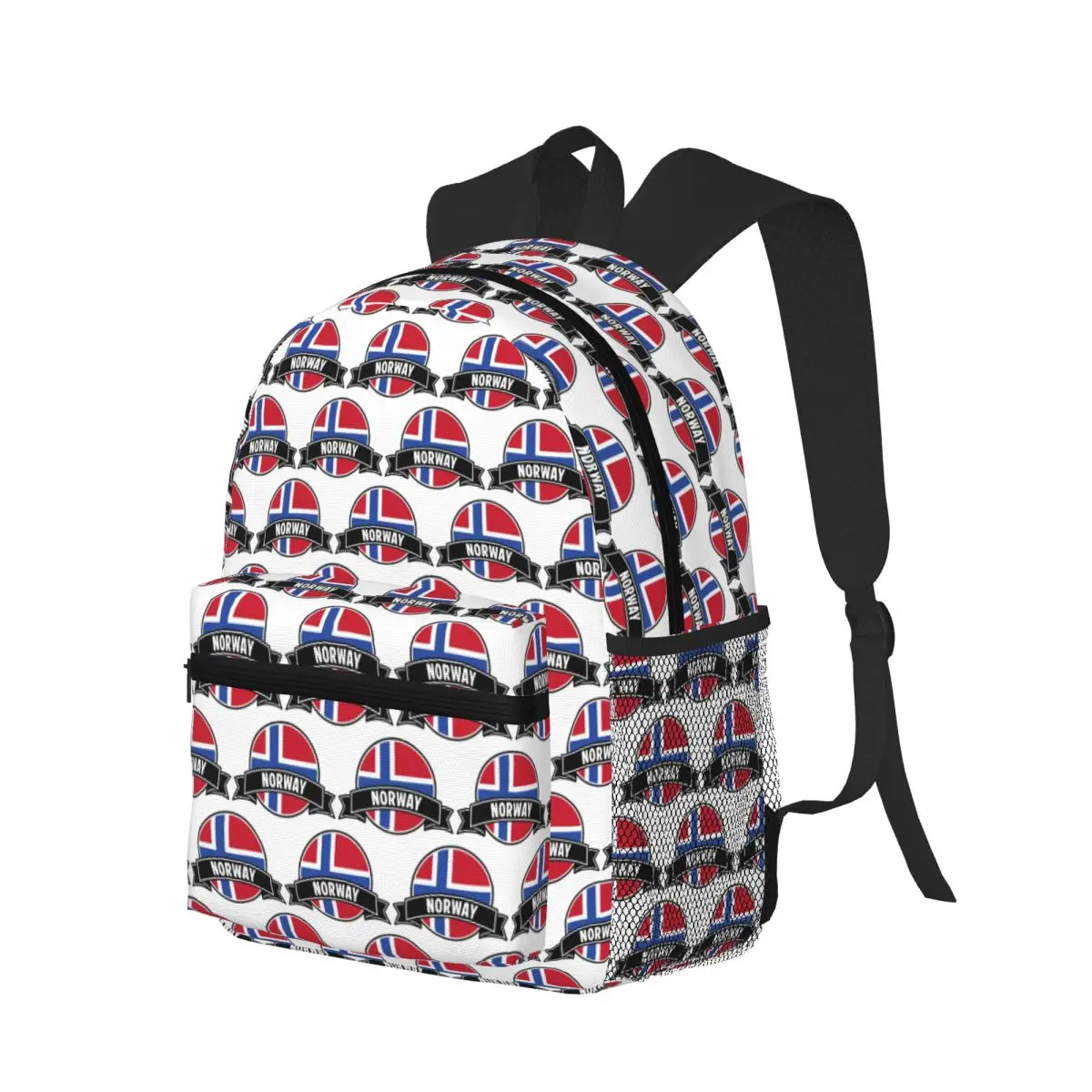 

Студенческий рюкзак с флагом Норвегии, школьная сумка, походный дорожный рюкзак для мужчин и женщин, сумки на плечо для книг