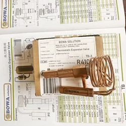 1/2HP R410a/R32 rotary compressors' thermal expansion valve is used in heat pump domestic water heater for floor heating