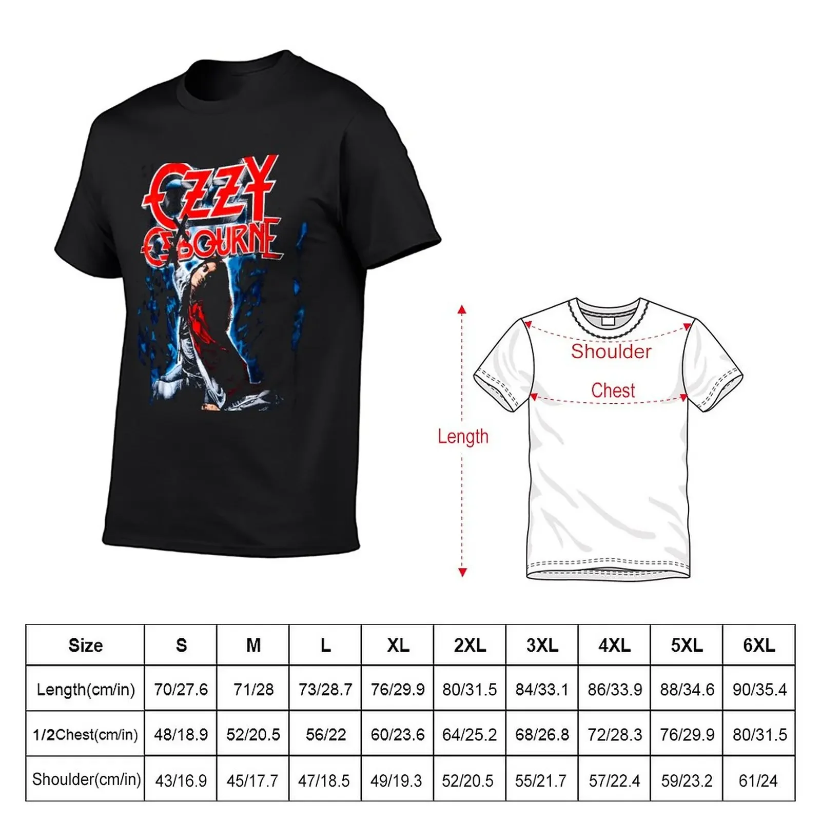 New Ozzy Osbourne T-Shirt Tee shirt blank t shirts cute clothes mens graphic t-shirts pack