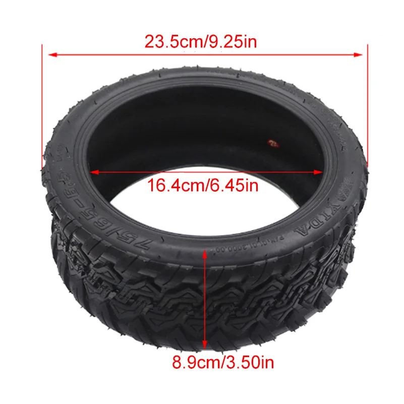 Premium 10 Inch 75/65-6.5 Tire Combo (Inner + Outer) for Ninebot Balance/Electric Scooters - Enhanced Anti-Slip Off-Road Design