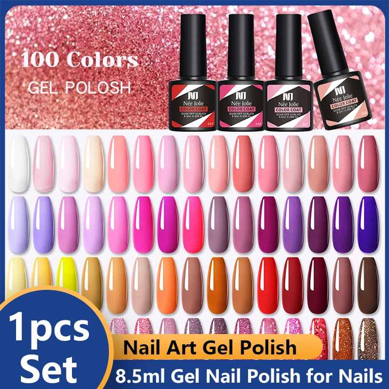 8.5ml gel unha polonês para unhas semi permanente embeber fora gel uv led vernizes base superior fosco casaco diy unha arte gel polonês 1pcs