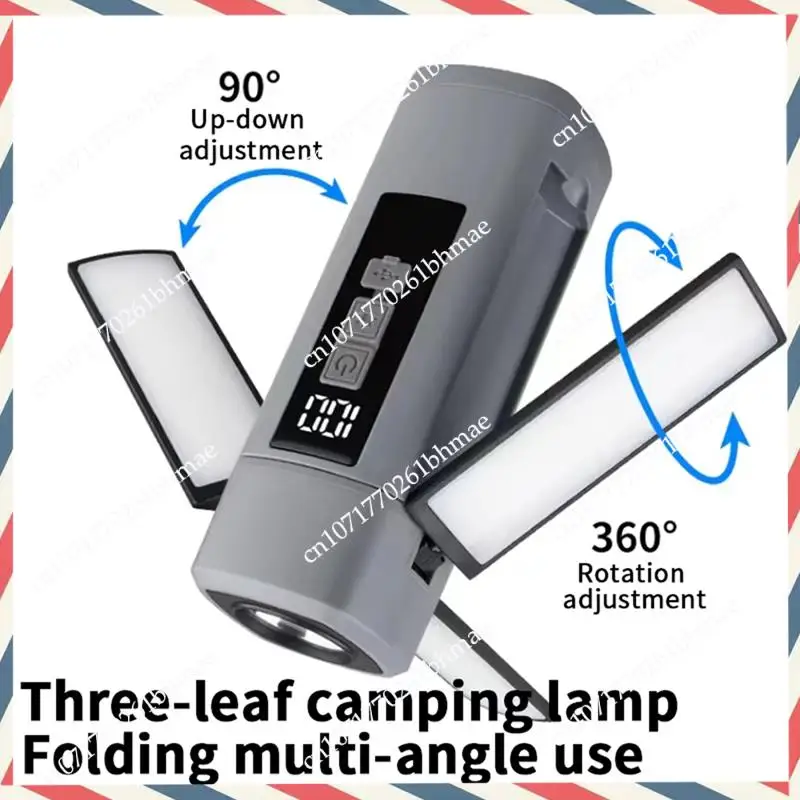 -A21Z Zusammenklappbare tragbare LED-Laterne für Outdoor-Camping, wiederaufladbare Zeltleuchte mit Auto-Notfallfunktion