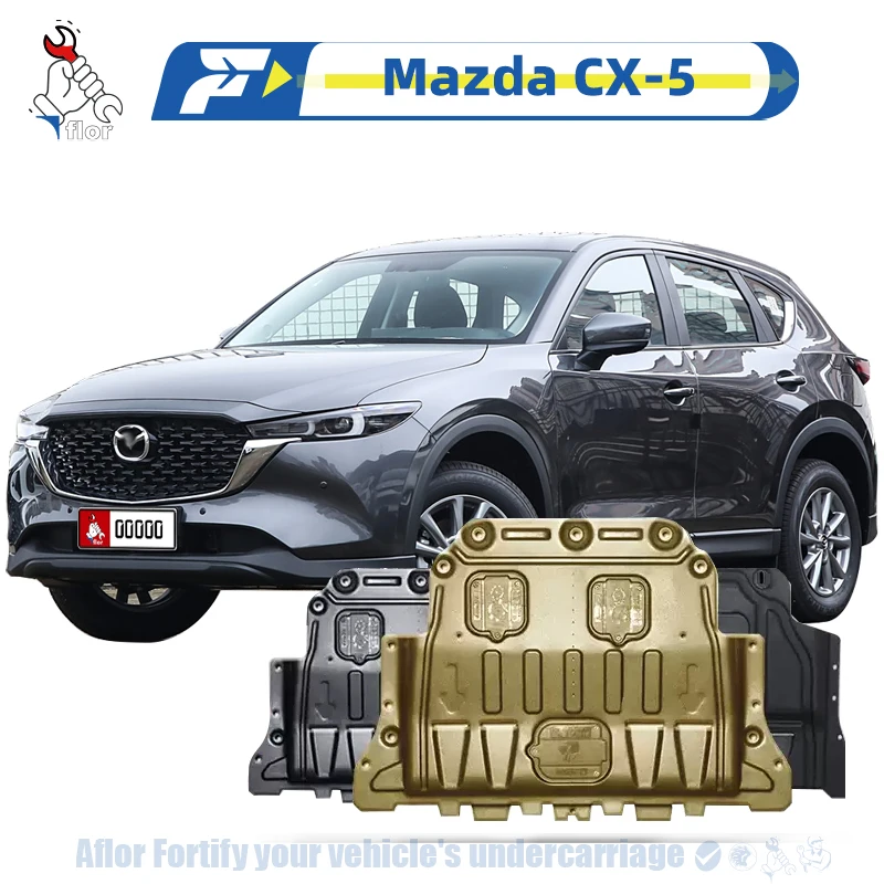 

Mazda CX-5 2.0L 2.5L 2013-2024 Protective Plate For Engine Chassis Guard Board Engine Protection Plate Multiple Material