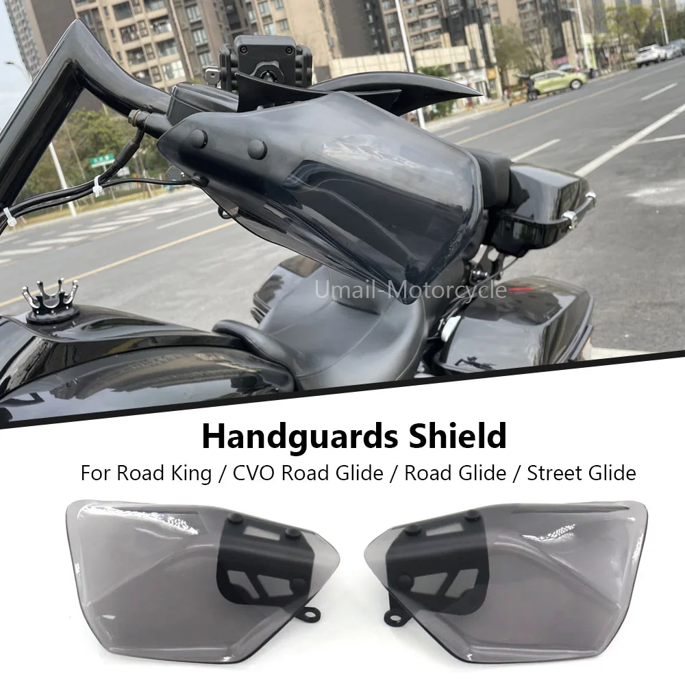 For Harley Touring Street Glide CVO Road Glide Road King 2014-2023 Motorcycle Accessories Handguard Shield Hand Guard Protector