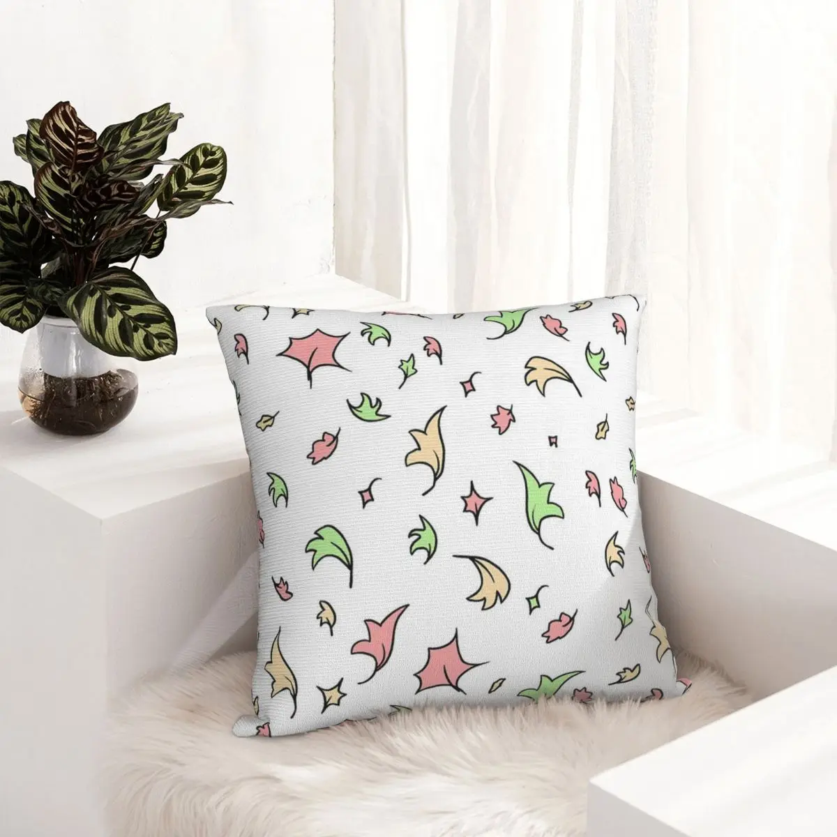 Heartstopper Leaves - Repeating Pillowcase Pillows Cover Cushion Comfort Throw Pillow Decorative Cushions Used for Home Bedroom