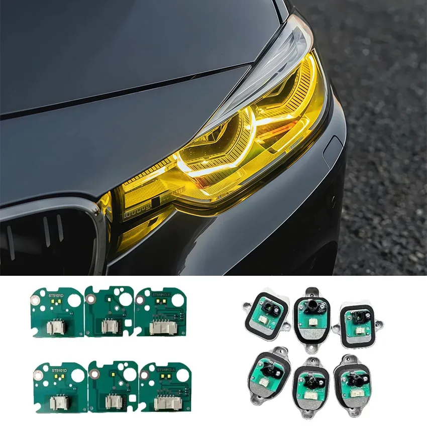 

Для BMW 3 серии 330i 340i F30 F31 F3 2016-2019, стильные дневные ходовые огни, комплект светодиодных пластин поворота 63117419610 63117419615