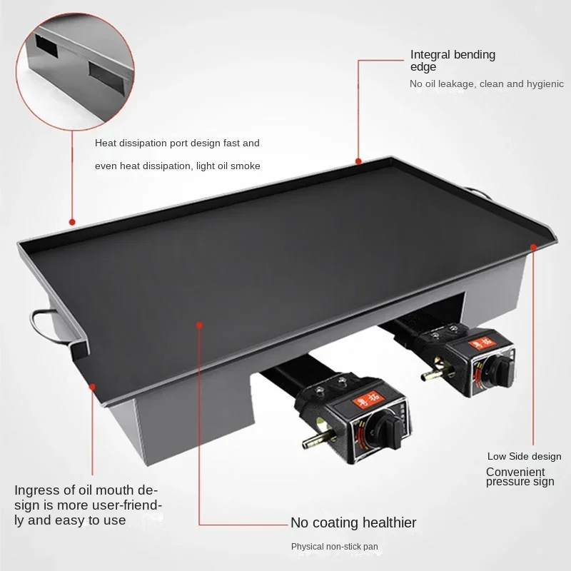 상업용 전기 철판, 인스턴트 핫 철판 볶음밥, 오징어 구이, 냉면 핸드 케이크 기계
