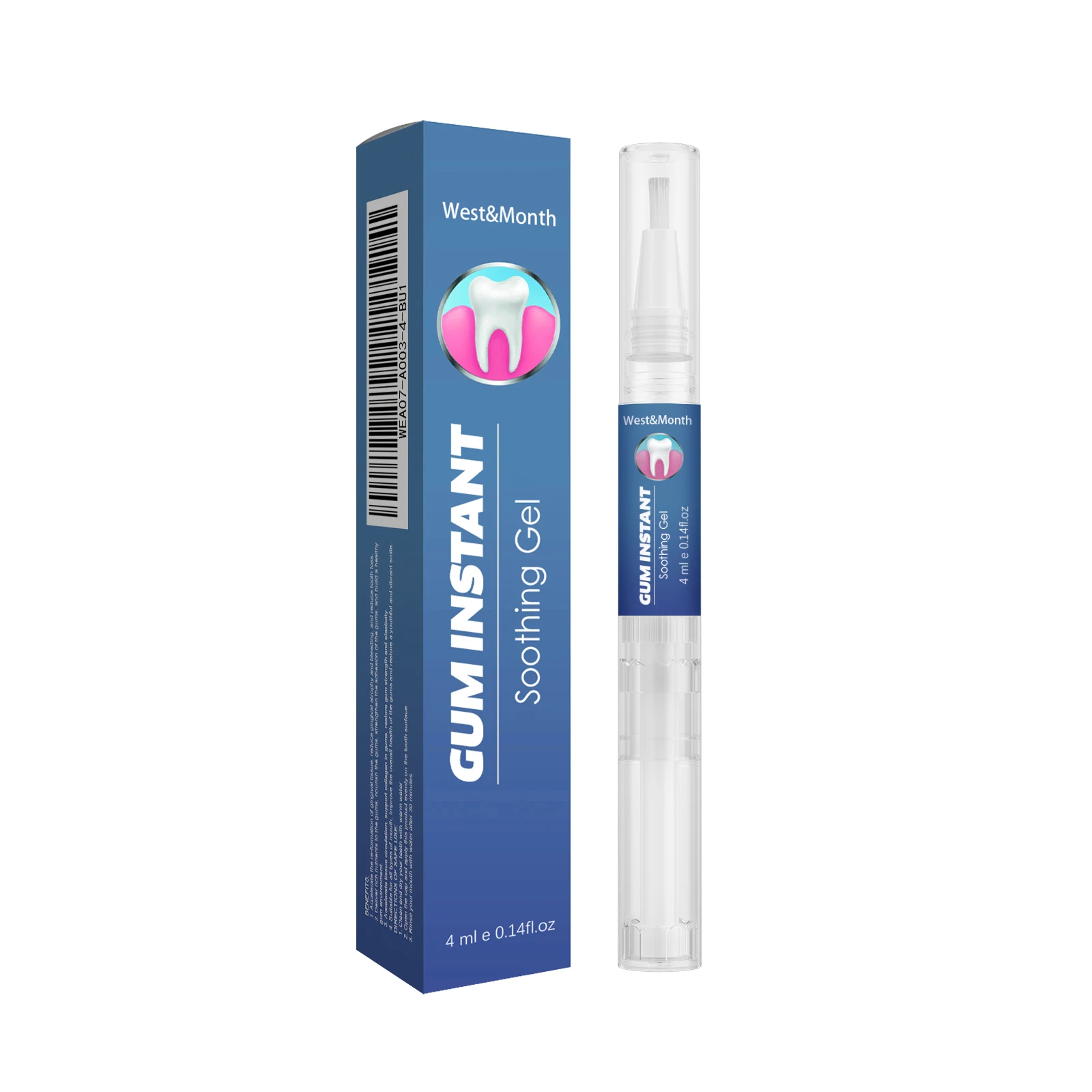 WestMonth Gum Care Gel Deep Cleaning Relieves Gum Swelling And Pain Repair Cleans Plaque Stains Tartar Whitens Teeth Gel Serum