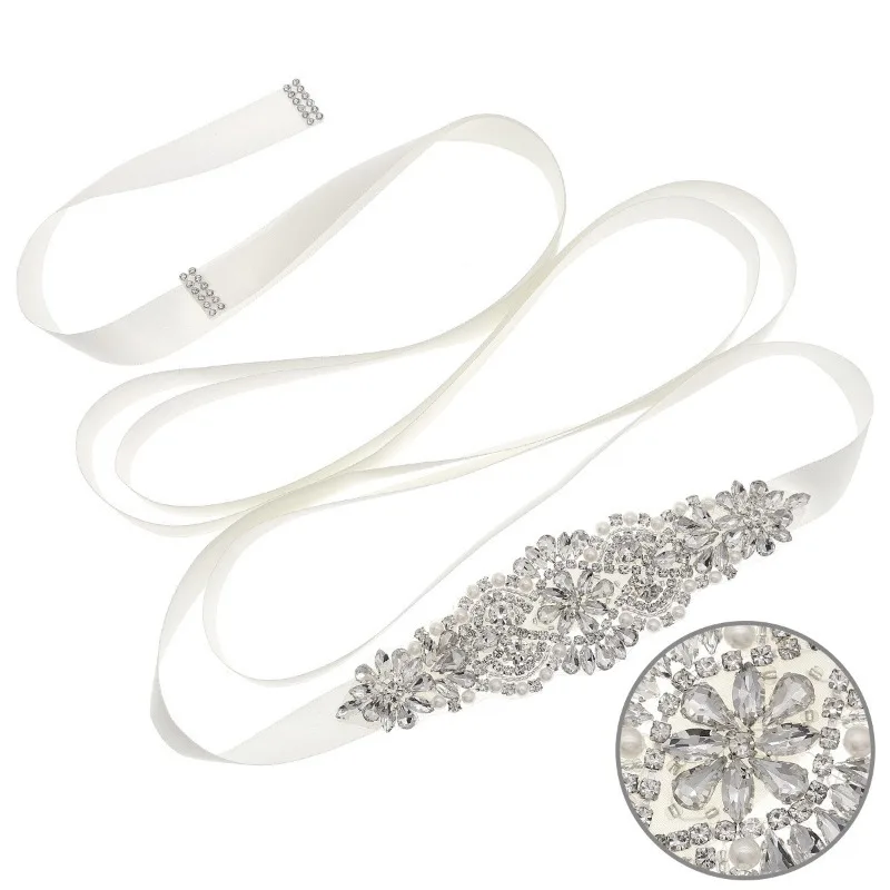

Сверкающие стразы, свадебный пояс, серебряный пояс для свадебного платья, женские ремни со стразами, ювелирные аксессуары HSYD01