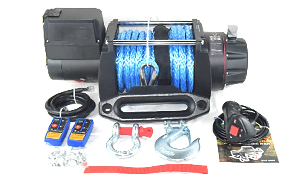 وافق DAO Ce 12 فولت 20000 رطل ونش شاحنة أوتوماتيكي كهربائي 20000 رطل ونش سحب عالي التحمل