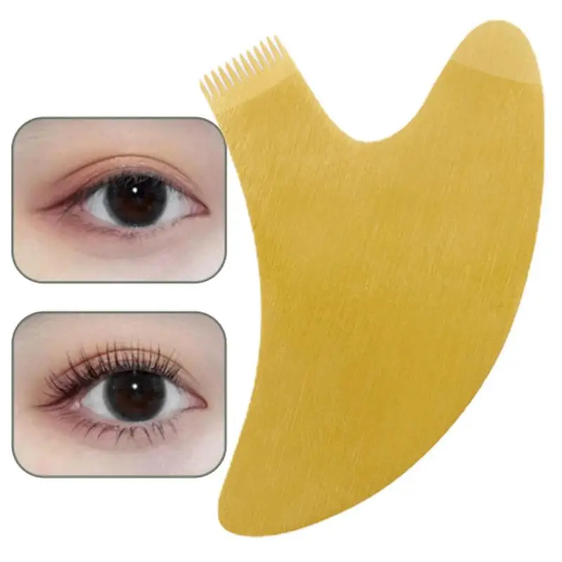 Eyelash Perming Brush Stainless Steel Eyelash Perm Lift Brush Portable Grafting Eyelash Lift Makeup Beauty Tool Supplies For