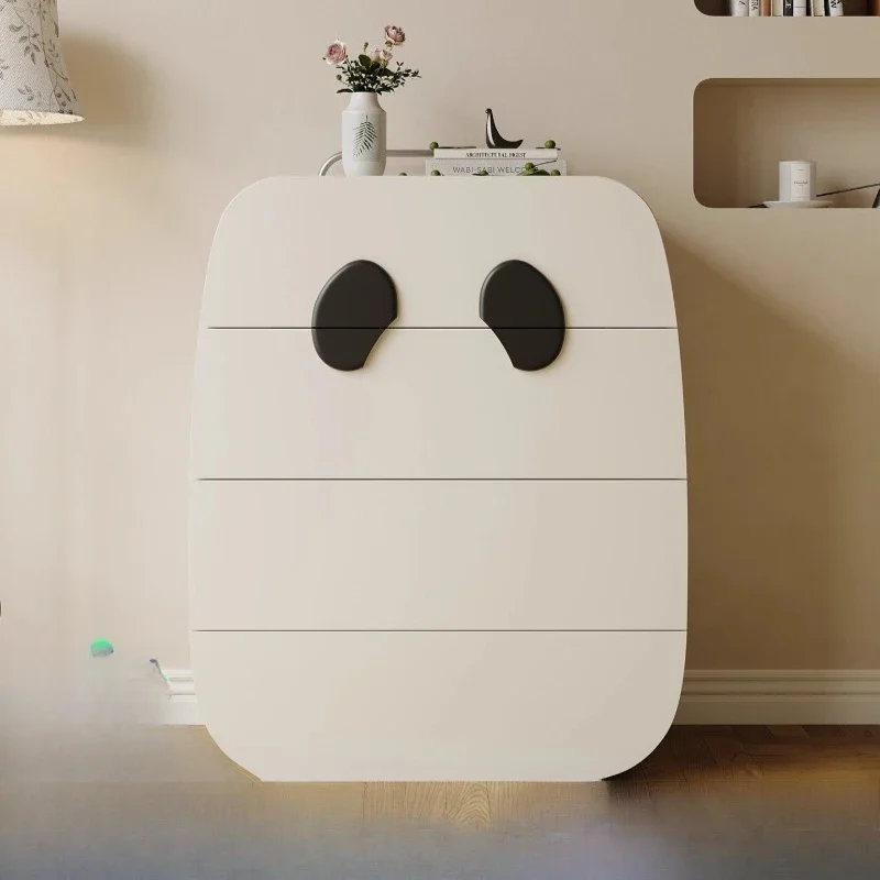 

French designer small size four chest cabinet living room against the wall simple modern art bedroom locker