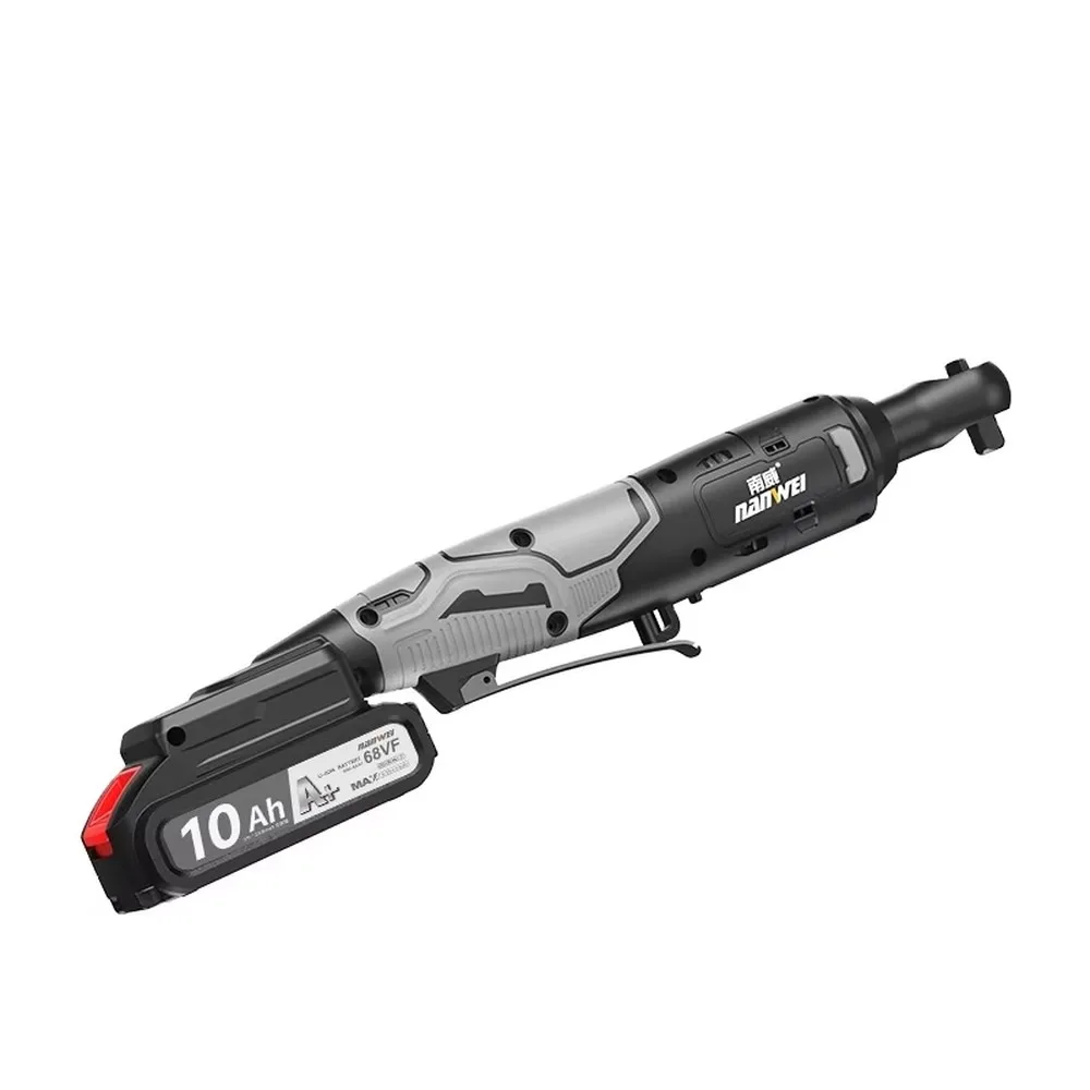 21V Cordless Electric Ratchet Wrench Portable Power Tool Lithium Battery Fast Charging Handheld Repair Tool for Auto