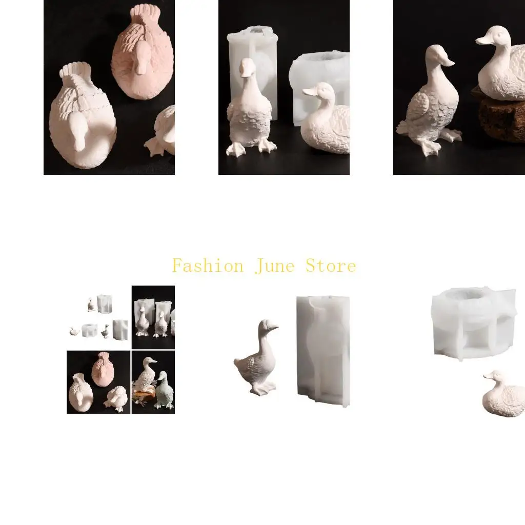 

N5KA Гибкая силиконовая форма для украшения подсвечников из смолы и гипса для ежедневного использования