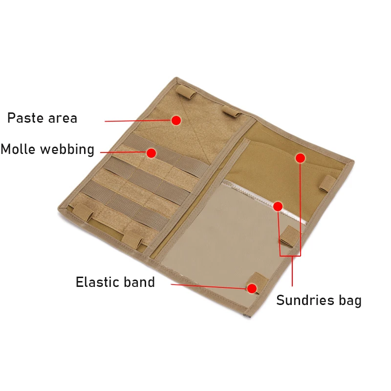 Tactical Molle Vehicle Visor Panel Pouch Car Sun Visor Organizer Truck Car Sun CD Bag Holder Auto Accessories Bag