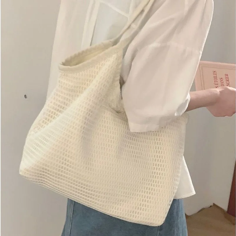 Large Capacity Women Shoulder Bag Casual Canvas Big Totes Bag Travel Handbag Sports And Leisure Handbag Fashion Shopping Bag