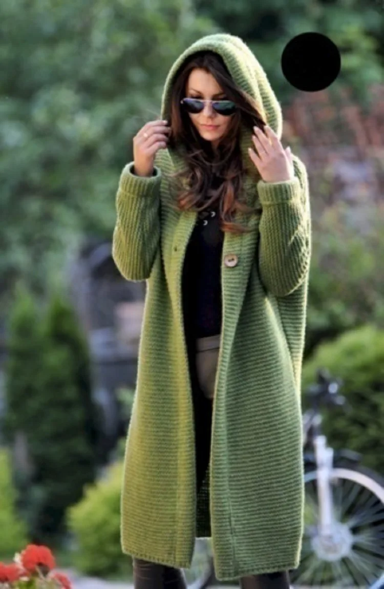 

2024 Women's Knitted Sweater Autumn Collection Cardigan Winter Best Seller Women's Clothing Long Jacket Knitted Top