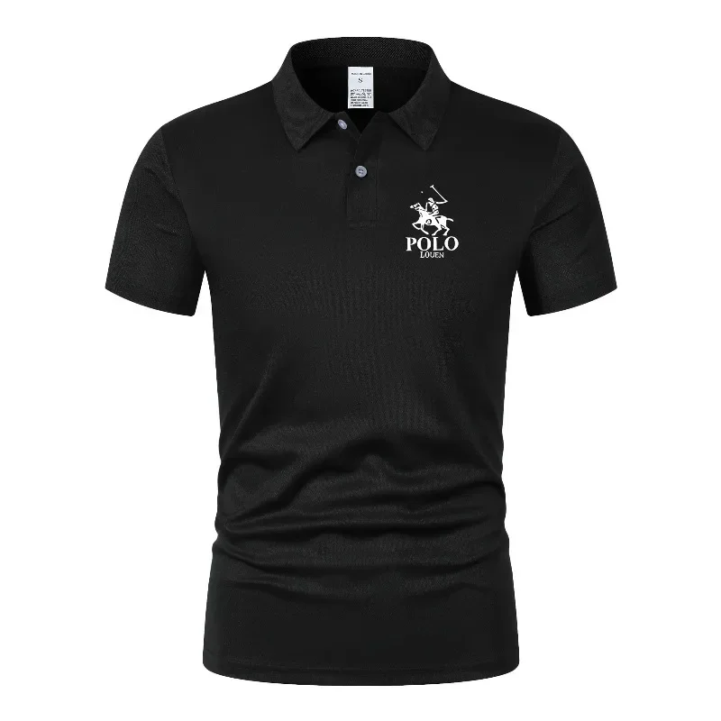 Summer Bestseller Men's Home Casual Breathable Quick-drying Lightweight Sports Business Polo Shirt