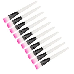 10/20PCS Professional Mask brush Soft Nylon Makeup Brushes White Plastic Handle Cosmetic Make up Tools