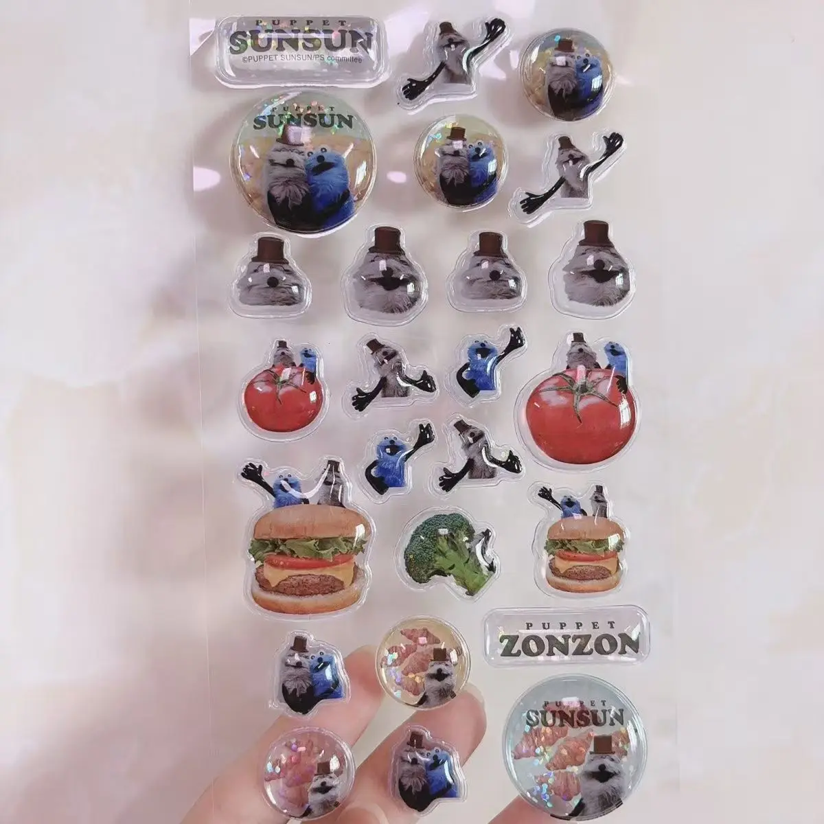 Stiker Relief 3D Disney Kamio Baru Stiker Kartun Stiker Pvc untuk Casing Ponsel Aksesori Diy Dekorasi Kreatif Laptop Skateboard